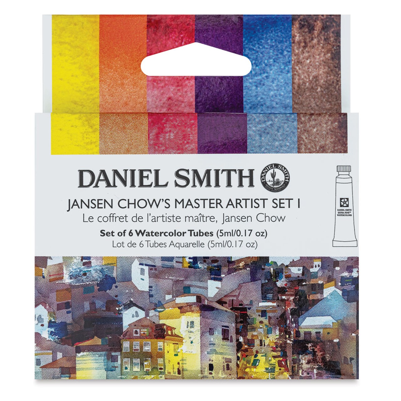 Daniel Smith Extra Fine Watercolor - Set of 6, Jansen Chow Master I, 5 ml Tubes